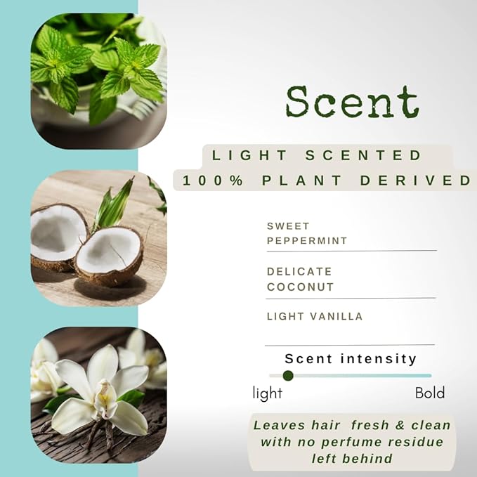 Shampoo Bar | Clarifying Shampoo Removes Residue and Build | Anti-dandruff | Peppermint | Travel Essential | Made in USA | 1-pk