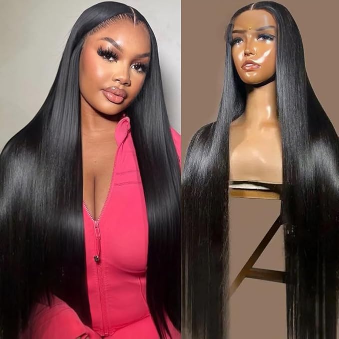 20 Inch Straight Wigs Human Hair 200 Density 13x6 HD Lace Front Wigs Human Hair Pre Plucked Glueless Wig with Baby Hair Straight Lace Front Wigs for Women