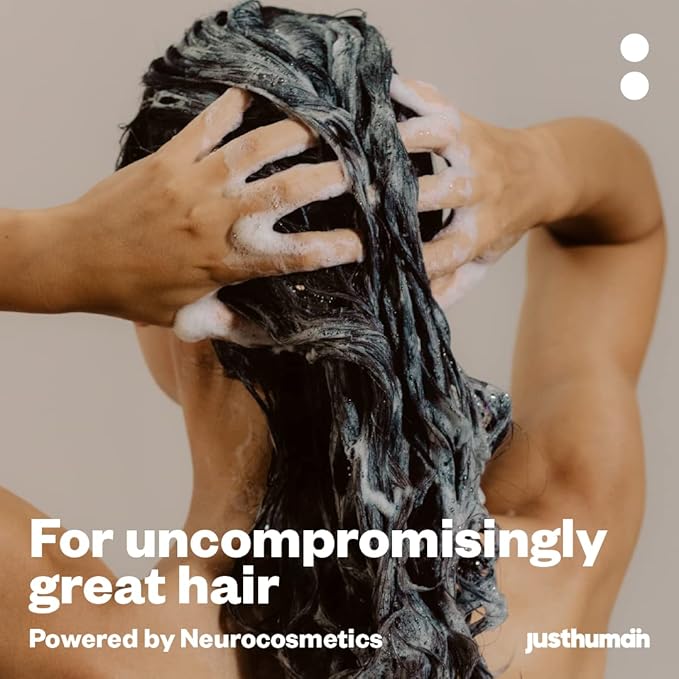 JustHuman Probiotic Therapy Conditioner | Balance Scalp Microbiome |Deeply Conditions and Hydrates | Softens, Smooths, and Adds Shine | Safe for Color-Treated Hair | Paraben-free, sulfate-free | 8 oz