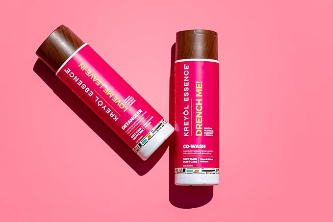 Kreyol Essence - 8 oz Moringa Styling Drench Me Co-Wash, Cleansing Conditioner, Haitian Moringa Coconut Papaya, Hair Care