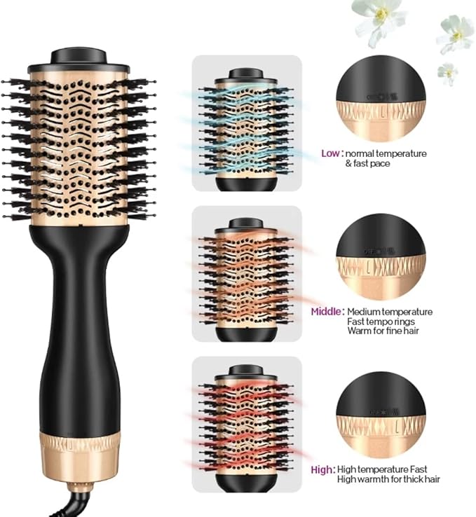 One-Step Professional Hair Dryer Brush, Volumizer, Straightener and Curler by JONIK Beauty and Fashion!