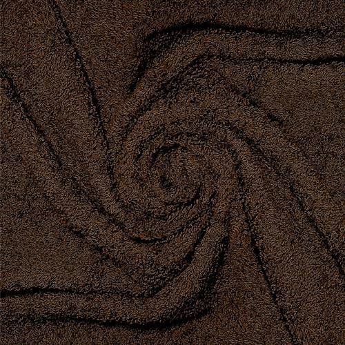 60 Pack Luxury Salon Towels, 100% Ringspun Cotton Comfort, Not Bleach Proof Highly Absorbent Barber Towels (27 x 16) Hair Towel Wrap for Women, Hand, Gym, Beauty, Spa & Home Hair Care – Brown