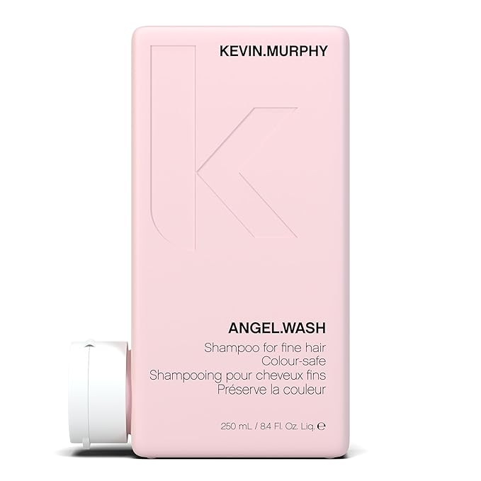 KEVIN.MURPHY ANGEL.WASH - Restorative Shampoo - For Fine Coloured Hair - Colour-Safe Shampoo - With Vitamins & Antioxidants - Sulphate & Paraben Free - 250 ml / 8.4 fl oz