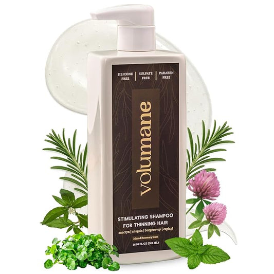 Anti -Thinning Shampoo for Men - Thickening, Regrowth & Density Boost | Sulfate-Free, Silicone Free, with DHT Blockers, Anacryn, Capixyl and Anagain - Suitable for All Hair Types - 16.9 oz