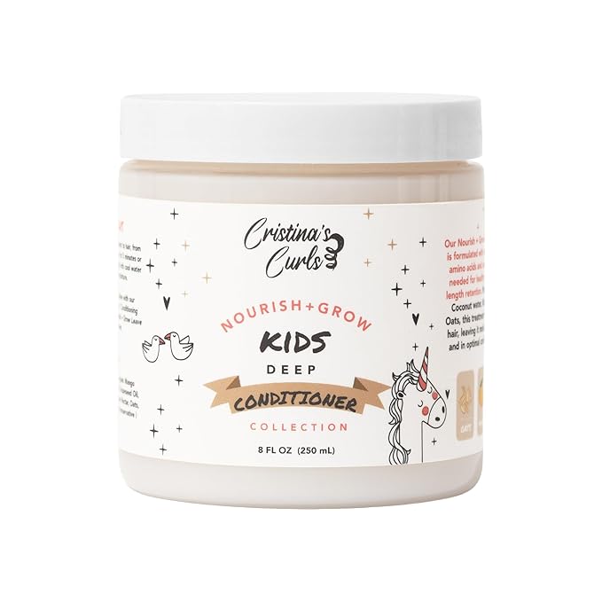 Cristina's Curls Kids Deep Conditioner – Plush Moisture And Slip For Easy Detangling