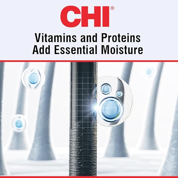 CHI 44 Iron Guard Thermal Protection Spray, Nourishing Formula Helps Resist Heat Damage to Hair & Tame Frizz, Clear, 8 Oz