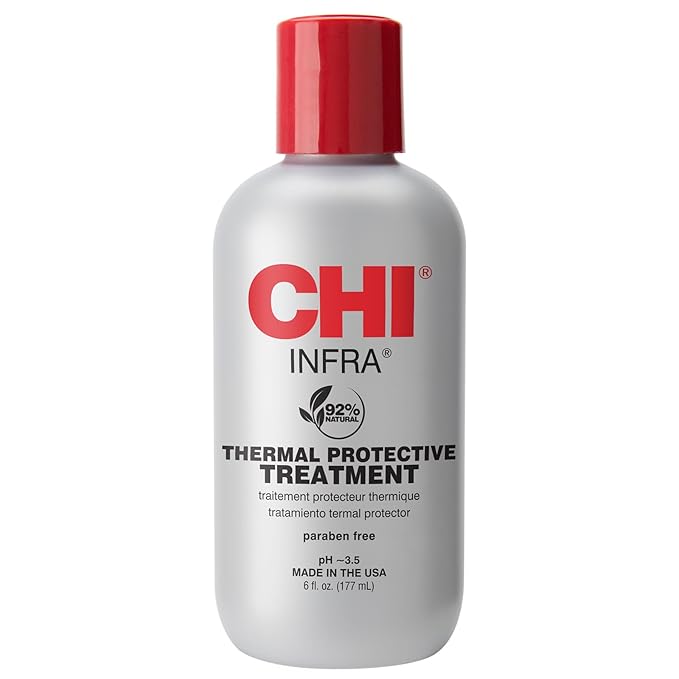 CHI Infra Thermal Protective Treatment, Hair Serum For Protecting Color & Adding Superior Shine & Softness, Hydrating Formula, Sulfate-free, 6 Oz