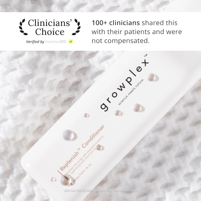 Replenish Conditioner – Hydrating Botanical Blend with Biotin, Argan Oil & Macadamia Seed Oil – Helps Reduce Breakage & Supports Fuller-Looking Hair – 250ml