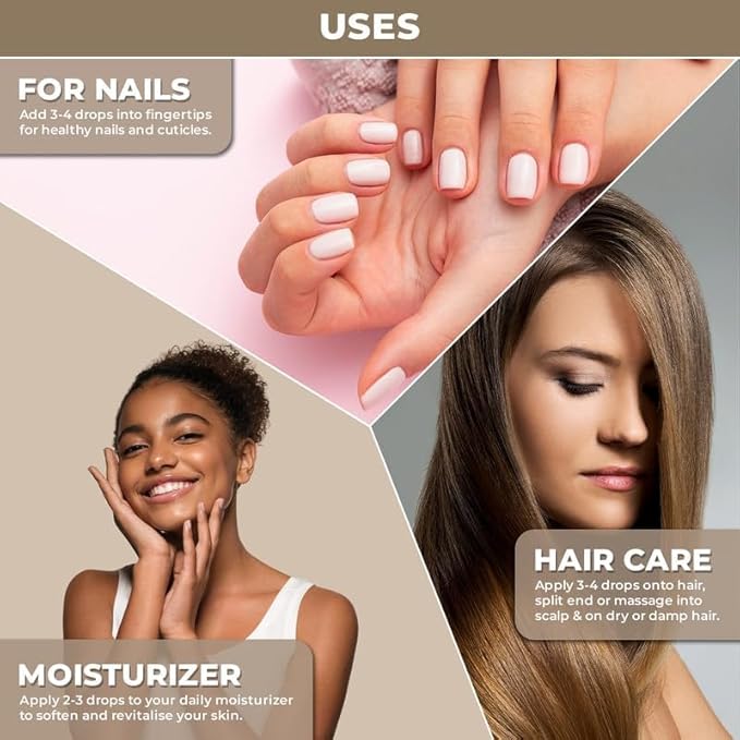 USDA Organic Argan Oil - Moroccan Oil for Hair and Skin - Pure, Cold-Pressed, Natural - Best Argan Oil for Frizzy Hair, Face and Body - 100% Pure Argan Oil of Morocco - Hydrating and Nourishing Oil