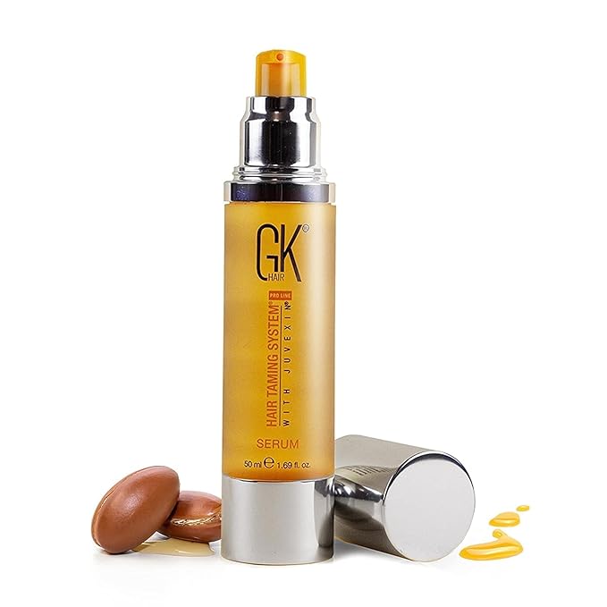 GK Hair Complete Care Set: Color Shield, Anti-Dandruff, and Smoothing Serum for Ultimate Hair Protection and Shine