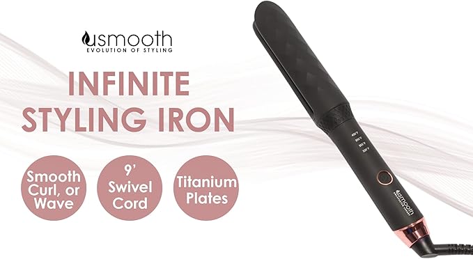 usmooth Infinite Professional Styling Iron