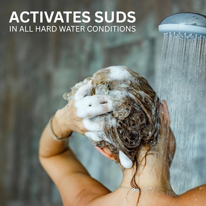 Pure Refresh Hard Water Shampoo - Chelating, Sulfate-Free Hair Care for Well Water - Hard Water Hair Treatment to Gently Remove Buildup and Revive Softness - Made in the USA (16oz.)