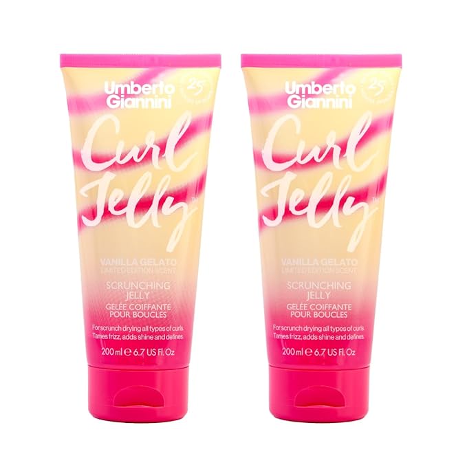 Umberto Giannini Curl Jelly Limited Edition Vanilla Scent Curl Gel for Curls, Coils & Waves