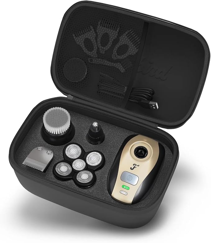 Freebird FlexSeries Travel Case - Robust and Water-Resistant, Enhanced Durability, Customizable Foam Inserts, Spacious and Portable, Compatible with FlexSeries Shaver for Men and Women