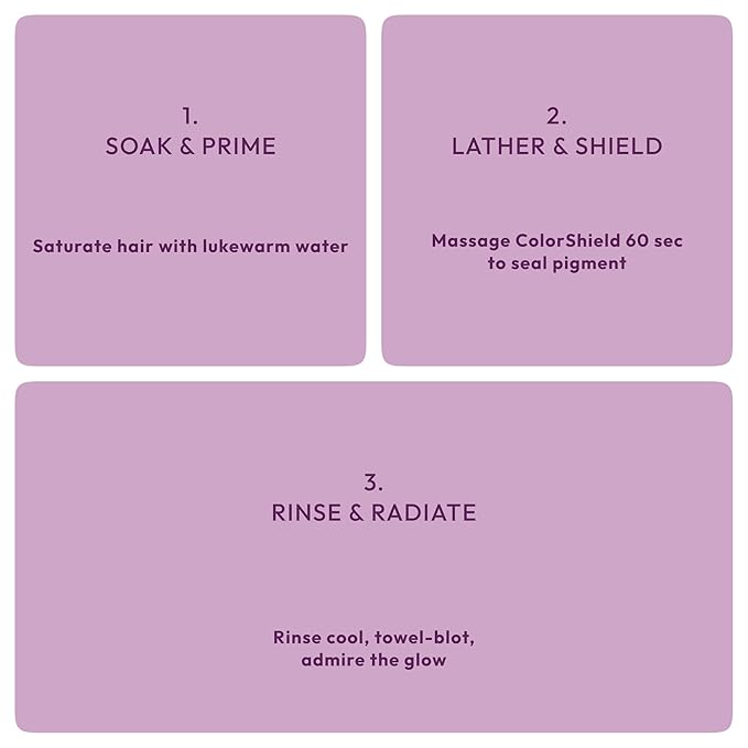 ColorShield Shampoo for Color Treated Hair 8.5 oz - Color Safe Formula with Collagen & C3-PLEX - Italian Made Professional Salon Quality Sulfate Free Hair Dye Protection