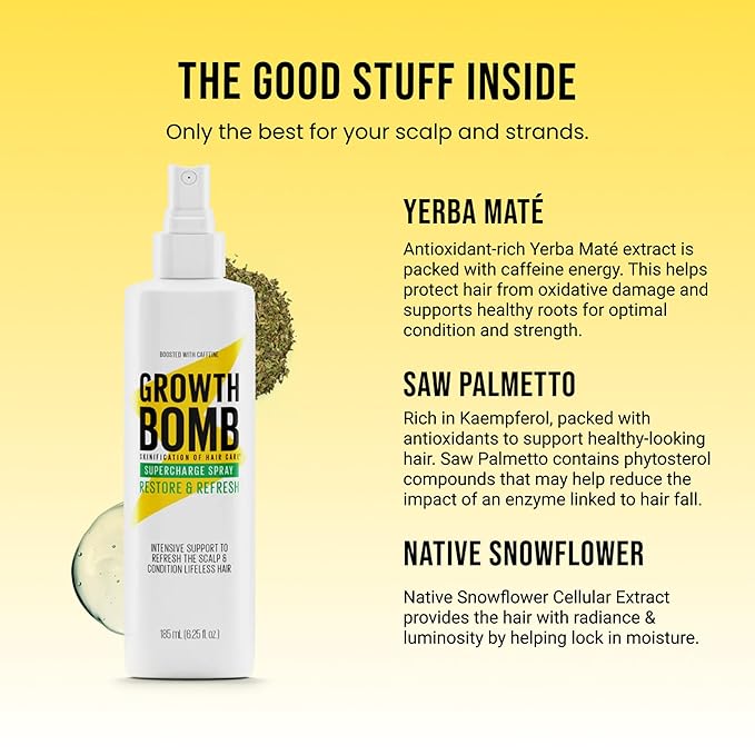 Fortify & Refresh Hair Growth Spray Leave In Treatment 185ml