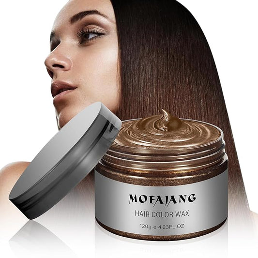 Temporary Hair Color Chalk For Kids, Hair Wax Color For 4 5 6 7 8 9 Year Old Girl Gifts, Birthday,Party, Cosplay DIY, Children's Day, Halloween, Christmas (1, Brown)