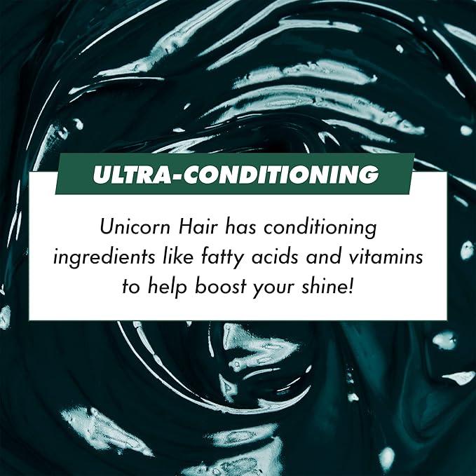 Lime Crime Unicorn Hair Dye Full Coverage, Sea Witch (Rich Teal) - Vegan and Cruelty Free Semi-Permanent Hair Color Conditions & Moisturizes - Temporary Green Hair Dye With Sugary Citrus Vanilla Scent