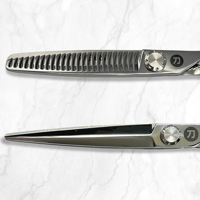 Saki Shears Tanto - Professional 6.5" Hair Cutting Scissors Set Includes Thinning Shears and Leather Case