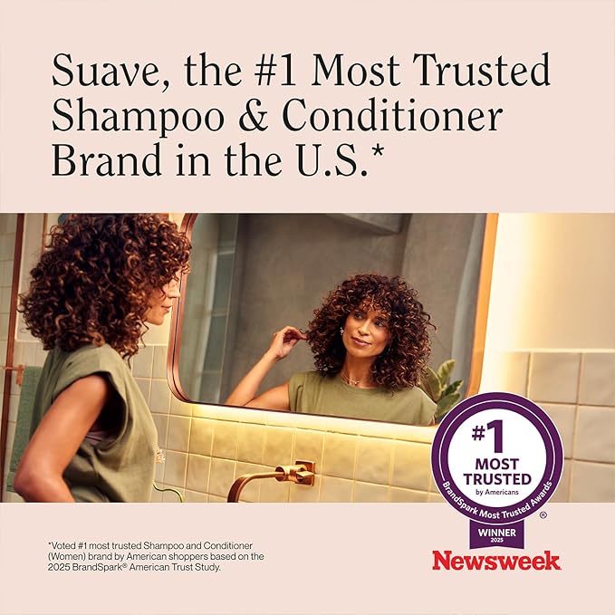Suave Bonding Infusion Repairing Conditioner 2-Size Bundle, Intense Moisture Restores Shine & Resilience to Weak, Damaged Hair