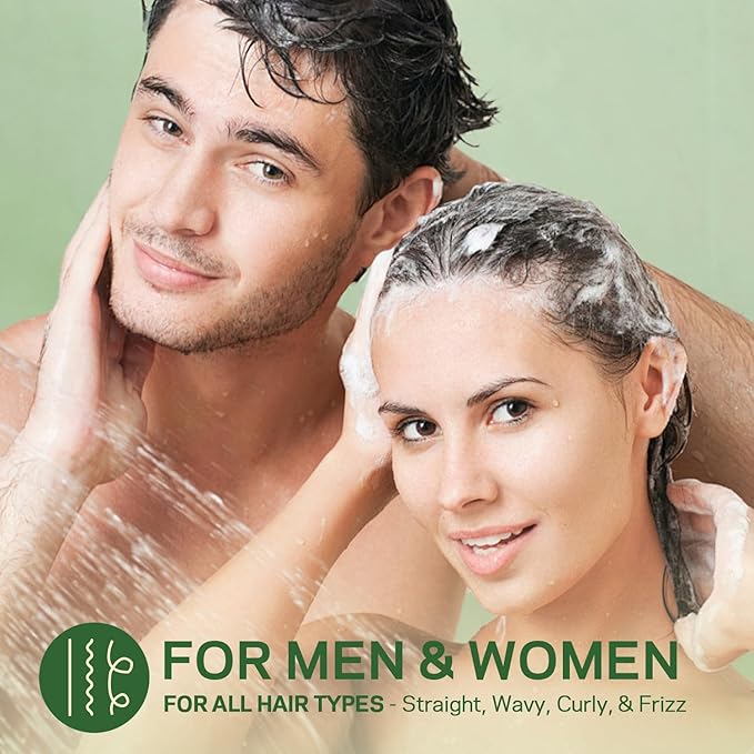 Batana Oil Shampoo for Hair Growth, Strengthening, Thickening, Sulfate Free Hair Shampoo for Women & Men with Thinning Hair & Hair Loss, Infused Rosemary, Tea Tree Oil & Mint, 10.15 fl.oz