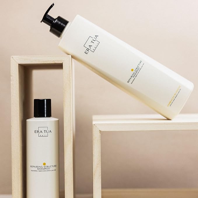 Embraced Blossom Repairing Shampoo & Conditioner | Dutch Made & Formulated Repairing Duo for Damaged Hair | Sweet Scent of Neroli, Orange Blossom & Jasmine 750ml