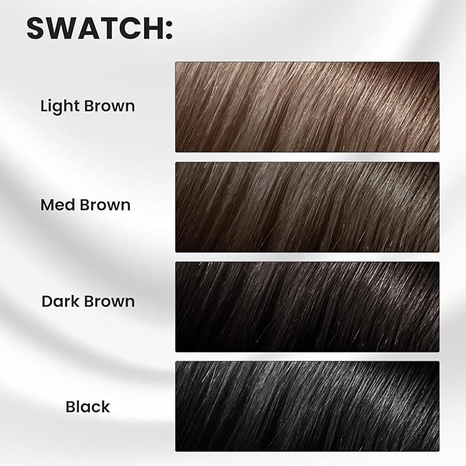 Root Touch Up Stick, Instant Gray Hair Cover Concealer, 2-In-1 Double Head Hair Color Finishing Stick, Hair Mascara Brush for Eyebrow& Beard (Light Brown, 0.23 Fl oz)