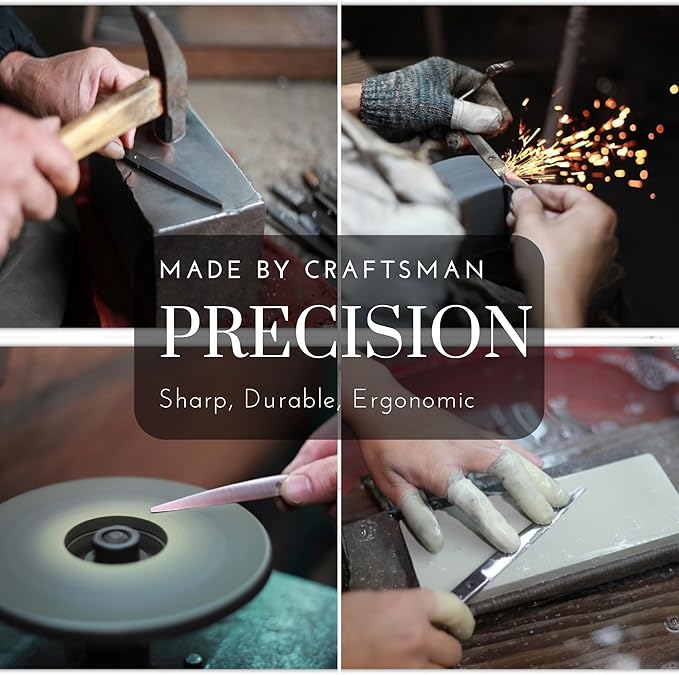 Saki Shears Ikigai Rose Gold Hairdresser Cutting Shears - 6" Inch Hair Scissors - For Students and Professional Use - Super Sharp and Durable - Rose Gold Titanium Finish