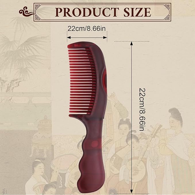 2PCS Anti Dandruff Comb, Scalp Detox Comb for Scalp Build Up, Sweep Dandruff Removal Brush for Hair Care (Patented)