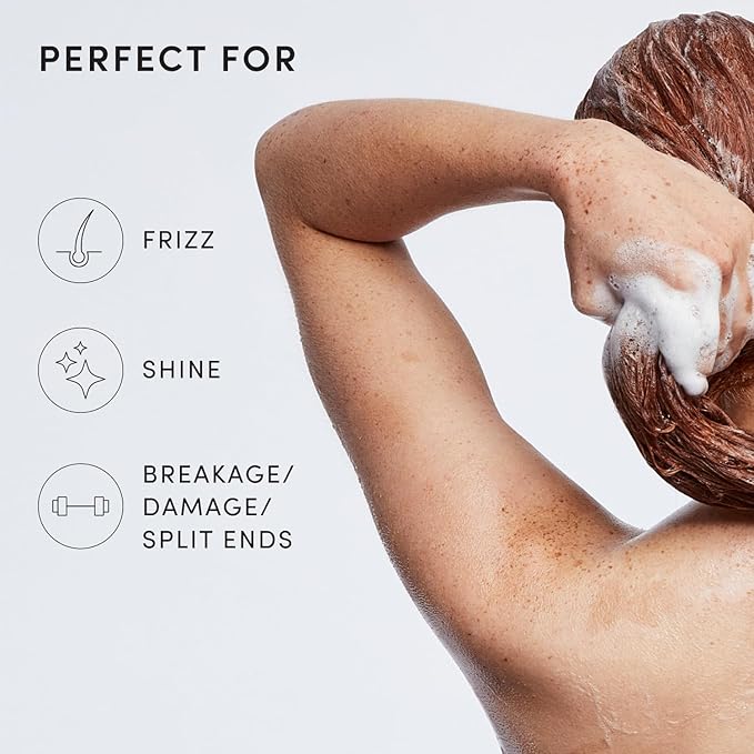 OUAI Medium Shampoo - Hydrating Shampoo with Coconut Oil, Babassu, Kumquat Extract and Keratin - Strengthens, Nourishes and Adds Shine - Paraben, Phthalate and Sulfate Free Hair Care Products (10 Oz)