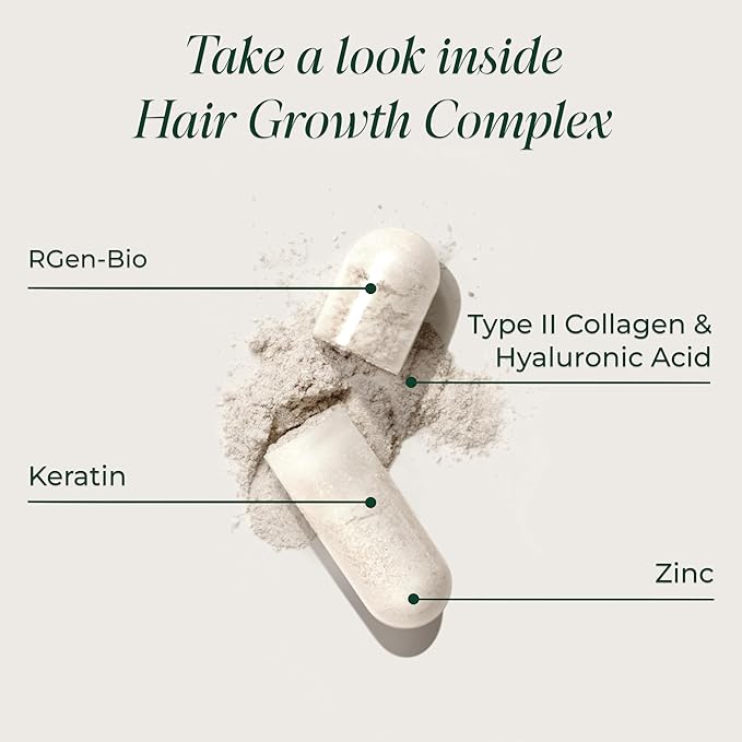 Primal Harvest Hair Growth Vitamins, Hair Growth for Women & Men - 60 Hair Growth Pills, Natural Hair Thickening Products for w/Biotin & Zinc - Hair Supplement, Regrowth Hair Vitamins