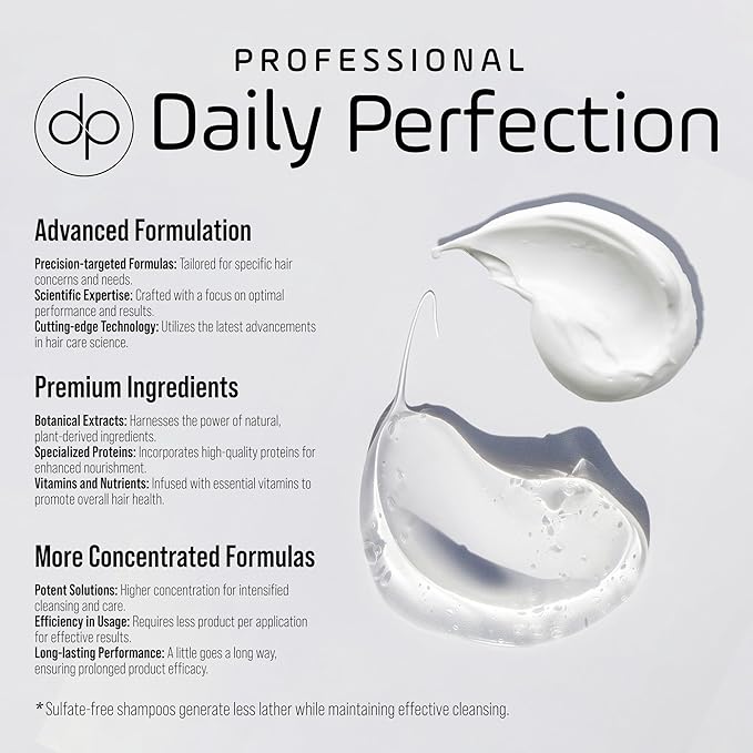 (dp) Detox Shampoo & Conditioner – Hydrate, Clarify & Remove Buildup, Oil & Impurities – Clean + Salon-Grade Formula with Biotin & Keratin