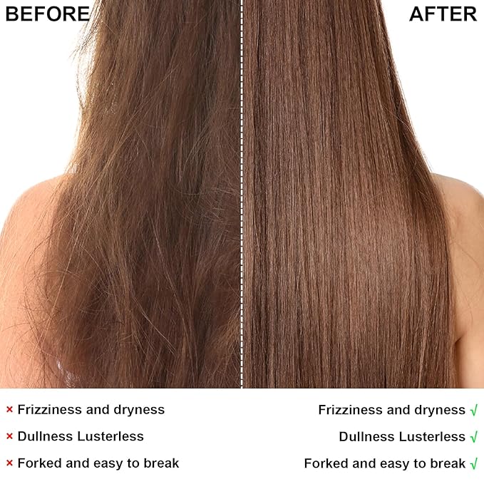 Heat Protection Hair Spray with Moroccan Argan Oil - Thermal Resistant Styling Products for Women - Frizzy, Black and Curly Hair - Anti Frizz, Leave In Conditioner - Flat Iron and Blow Dry (7.61 OZ)