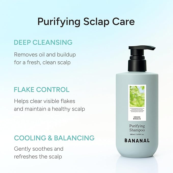 Rosemary Clarifying Scalp Shampoo – Korean Deep Cleansing & Cooling Hair Care with Menthol and CICA – Balances Oil, Refreshes Roots & Itchy Scalp – Paraben, Sulfate & Silicone Free – 16.9 fl oz.
