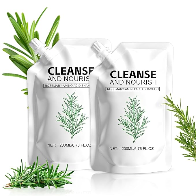 2PCS Rosemary Amino Acid Shampoo,Hair Growth Shampoo for Thinning Hair Women and Men Hair Loss，Strengthen Scalp with Natural formula (6.76 fl.oz)
