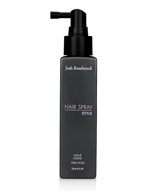 Josh Rosebrook Hair Spray Firm hold Hair Spray to control any hair style while encouraging strong hair growth. - 120mL - 4oz