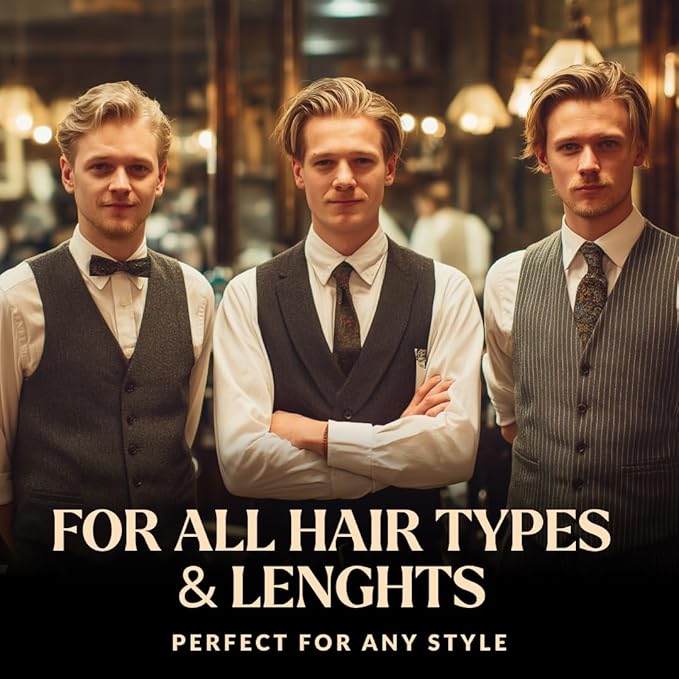 Charlemagne Sea Salt Hair Spray - 6.76 fl oz, Pack of 1, Mediterranean Breeze - Firm Hold & Volume Boost Sea Salt Spray for Men - Heat Protection - Matte Finish Tousled Beach Hair