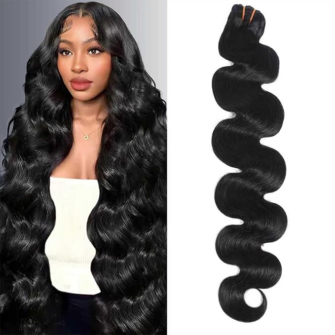 16A Raw Body Wave Bundles Human Hair 100% Human Hair Bundles,Triple Lifespan Virgin Remy Hair Extensions,Keep Texture Silky Soft After Multiple Washes (Body Wave 1 Bundle, 30 Inch)