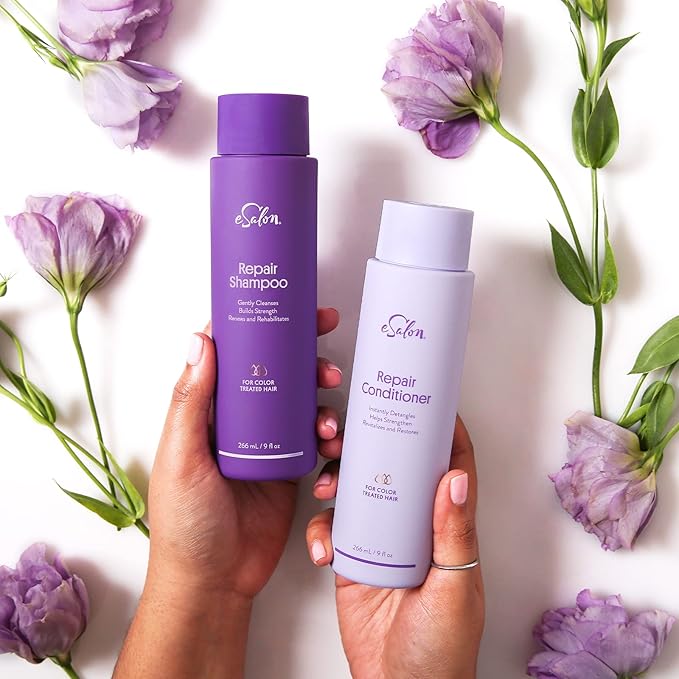 eSalon Hair Repair Conditioner 9 fl oz, Cruelty-free, Paraben-Free, Repair damaged hair