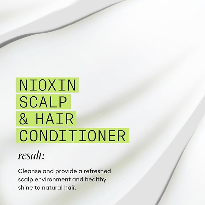 Nioxin Scalp + Hair Thickening System 2 Conditioner | For Natural or Untreated Hair with Progressed Thinning | With Niacinamide and Biotin |10.1 Fl oz.