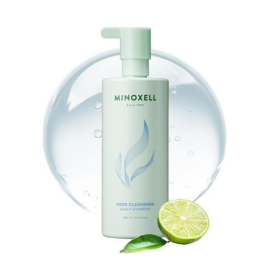 Korean Oil Control Shampoo | Scalp Deep Cleansing Clarifying Shampoo for Thinning Hair, Oily Roots, Volume Boost & Dandruff Care (16.23 fl oz)