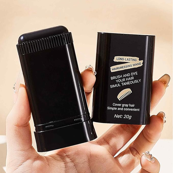 Waterproof Hair Dye Comb For Women: Portable Root Touch Up Hair Color Stick, 2-In-1 Sweat-Proof Instant Coverage Pen For Men & Women (Dark Brown)