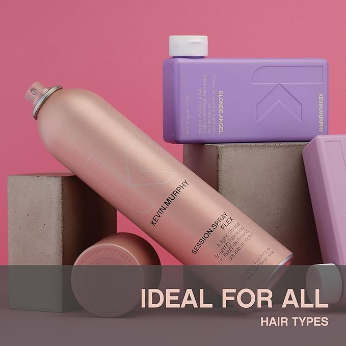 KEVIN.MURPHY SESSION.SPRAY FLEX - Flexible Finishing Hair Spray - For All Hair Types - Lightweight Hold - Humidity Resistant Hair Care - Travel Size - 100 mL / 3.4 fl oz (Pack of 2)