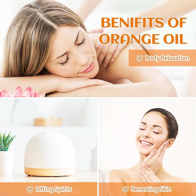 EVOKE OCCU Orange Essential Oil for Clean Diffuser Hair Spray, DIY Candle and Soap - 4 Fl Oz