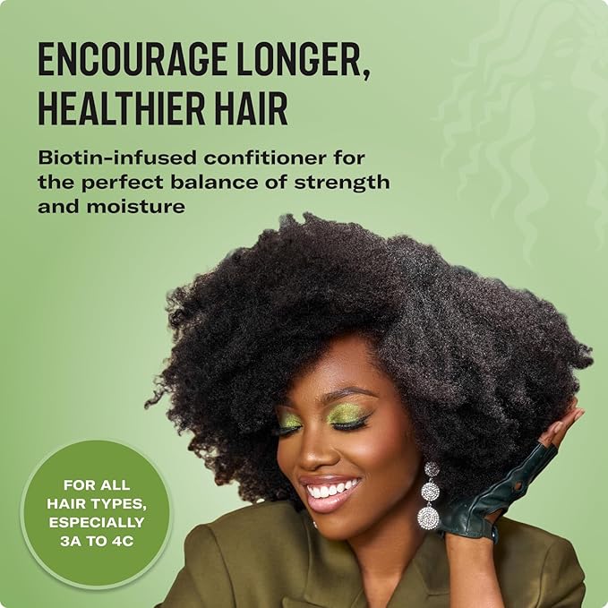 Mielle Organics Rosemary Mint Strengthening Hair Conditioner for Women & Men - Biotin Infused Detangling & Hydrating Conditioner to Increase Manageability & Support Longer, Healthier Strands, 20 oz