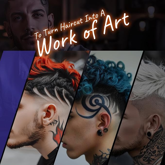 SUPRENT® PRO Professional Hair Clippers for Men- Barber Clippers Set Brushless Motor, Cordless Hair Clipper with Zero Gap Hair Trimmer- Premium Hair Cutting kit Gift for Men