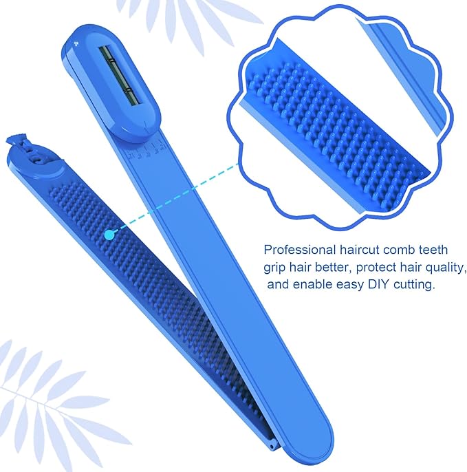 Professional Hair Cutting Kit for Women & Kids - Hair Scissors, Split Ends Trimmer & Bangs Clips - DIY Home Haircut Tools for Precision Cutting, Styling & Trimming