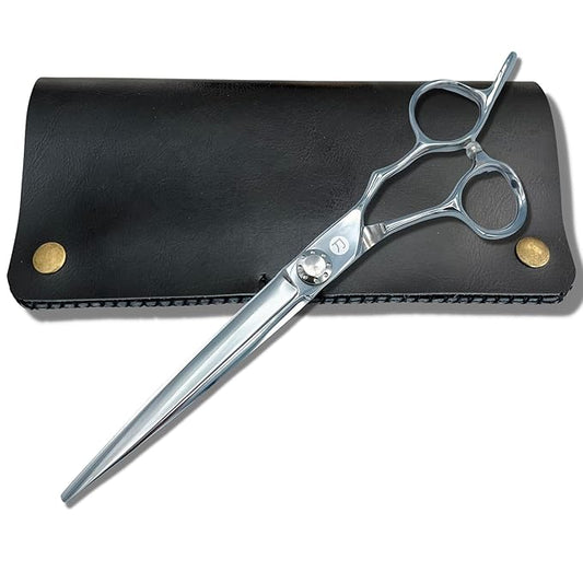 Saki Shears 7 Inch Hair Cutting Scissors/Shears - Extremely Sharp Japanese Steel Cutting Blades - 7" Long Scissors Designed for Professional Barbers