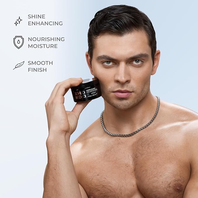 XMONDO Hair Super Gloss Shape & Shine Styling Balm with Styling Polymers for Smooth, Frizz-Free Hair , 4 Fl Oz