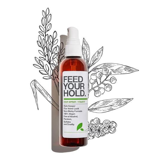 Yarok - Feed Your Hold Hair Spray - Style, Volumize & Moisturize - Natural Medium Hold Hair Spray - Non-Sticky, Aerosol Free Formula - 100% Vegan - Gluten, Sulfate, Paraben & Cruelty Free - 8oz
